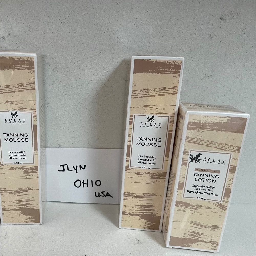 Eclat tanning lotion reduced prices to Go! 
Retail 49.